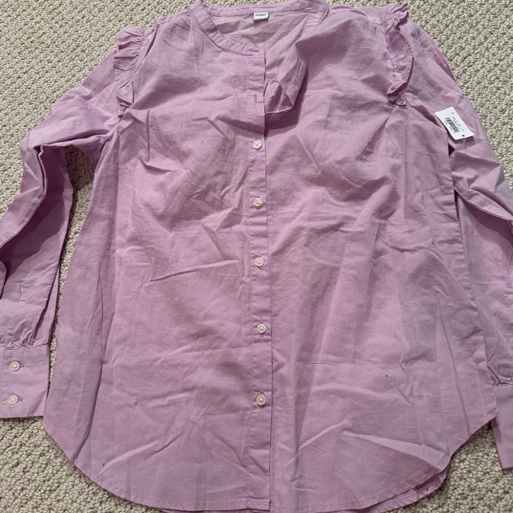 new sold out old navy button front shirt